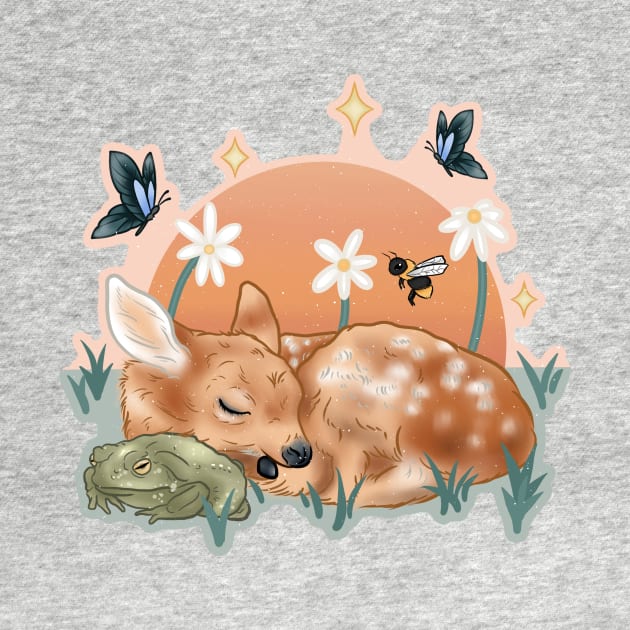 Foal & Toad Take a Nap by Luck and Lavender Studio